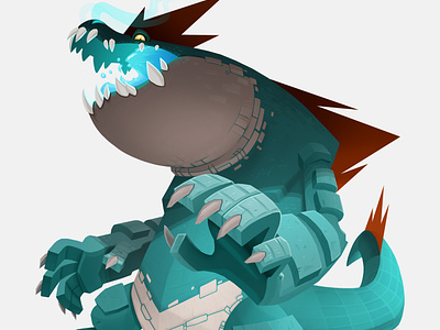 FERALIGATR character design digital art digital painting feraligatr illustration pokedex pokemon