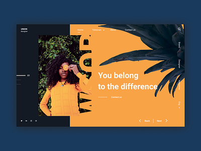 Union Designer web design ui