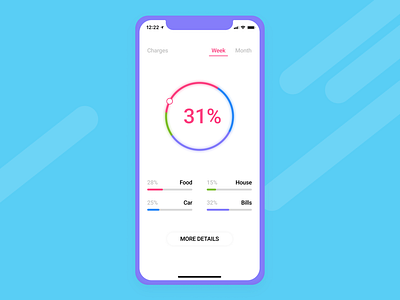 Tracer app design concept ui