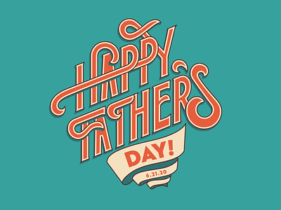 Father's Day typography