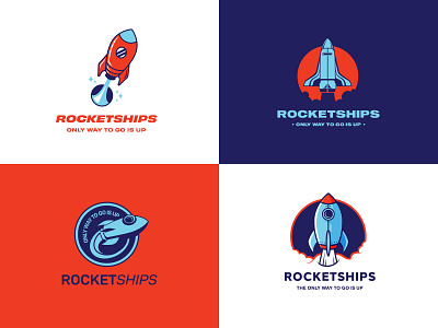 Rockships Logo Exploration branding graphic design illustration logo design