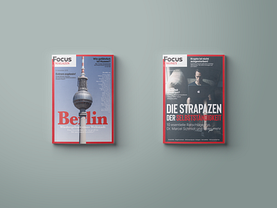 Focus rebranding (German newsmagazin) branding design german logo magazine cover magazine cover design mockup news newsmagazin newspaper rebranding
