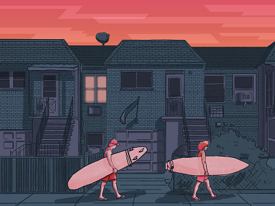 Surf NYC illustration