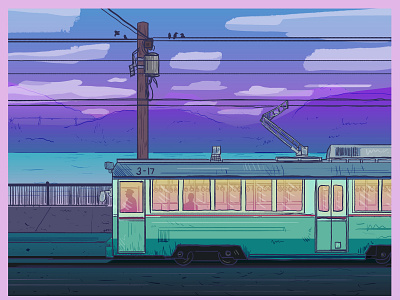 Tram illustration