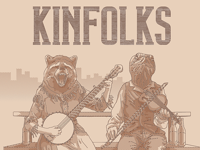 Detail of Kinfolks album cover