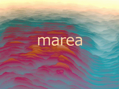 Marea 3d 3d animation abstract abstract design creative coding generative art logo motiongraphics typography webgl