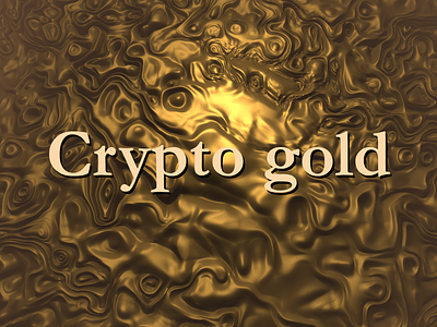 Crypto gold 3d design creative coding design generative art glsl logo typography webgl