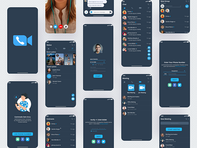 Meeting/Calling Apps Full Project android app app app design call app ios app meet app meeting app mobile app top app design ui ui design ux ux design web app zoom app