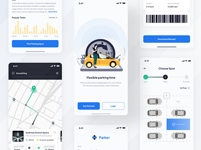 Parking App Design