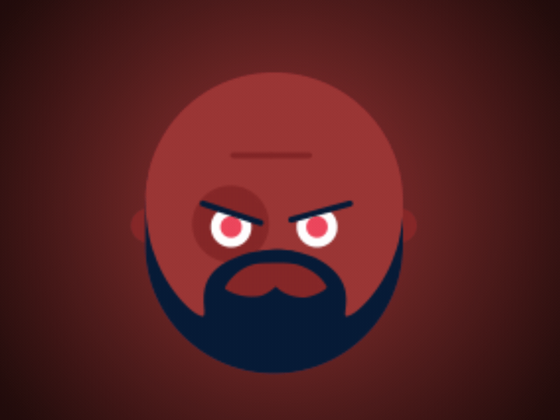 Angry man 2d 2d animation 2danimation ae aep after effect aftereffects angry animation cool design flat flat design flatdesign fun man motion design motion graphics shape top