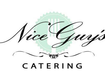 Nice Guys Catering Business Card business card logo print design