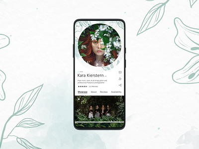 Daily UI - 006 User profile 006 clean daily 100 challenge daily ui daily ui 006 dailyui dailyui 001 dailyui006 dailyuichallenge design plants ui user profile