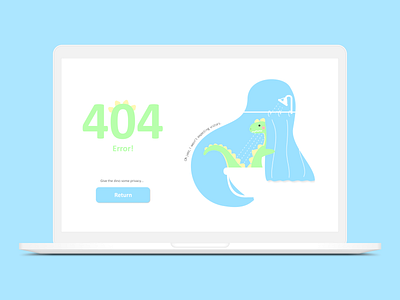 Daily UI - 008 404 page 008 404 404 error 404error daily 100 challenge daily ui daily ui 008 dailyui dailyui 008 dailyui008 dailyuichallenge design dinosaur error ui