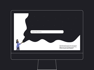 Daily UI - 022 Search 022 cosmos daily 100 challenge daily ui daily ui 022 dailyui dailyui 022 dailyui022 dailyuichallenge design search search engine searchbar space ui www