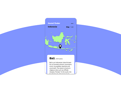 Daily UI - 029 Map 029 booking daily 100 challenge daily ui daily ui 029 dailyui dailyui 029 dailyui029 dailyuichallenge design hostel map travel ui