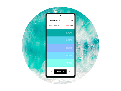Daily UI - 060 Colour picker 060 color color picker colour colour palette colour picker daily 100 challenge daily ui daily ui 060 dailyui dailyui 060 dailyui060 dailyuichallenge design ocean picker sea breeze ui