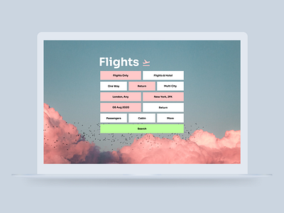 Daily UI - 068 Flight search