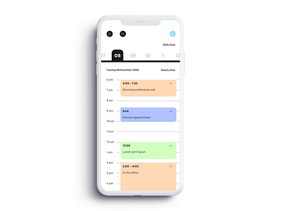 Daily UI - 071 Schedule 071 calendar daily 100 challenge daily ui daily ui 071 dailyui dailyui 071 dailyui071 dailyuichallenge design planner schedule tasks todo ui