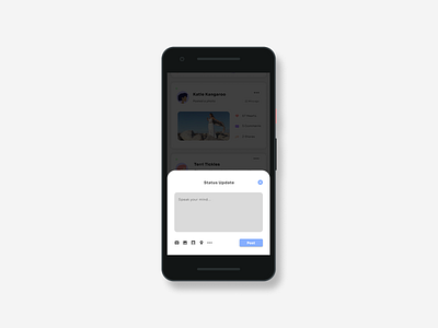 Daily UI - 081 Status update