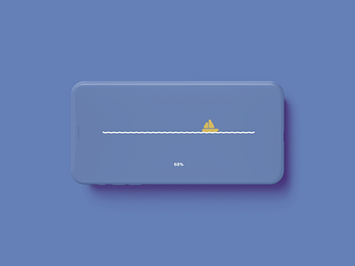 Daily UI - 086 Progress bar 086 boat daily 100 challenge daily ui daily ui 086 dailyui dailyui 086 dailyui086 dailyuichallenge design loading loading animation minimal ocean progress progress bar progressbar sailing sea ui