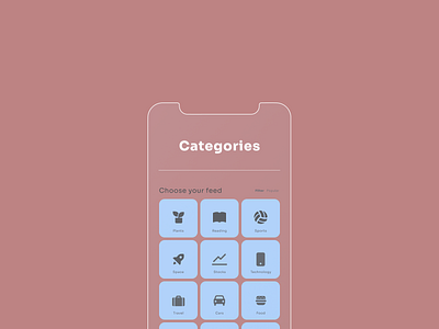 Daily UI - 099 Categories