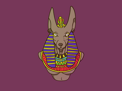 Anubis adobe illustrator design graphic design illustration illustrator