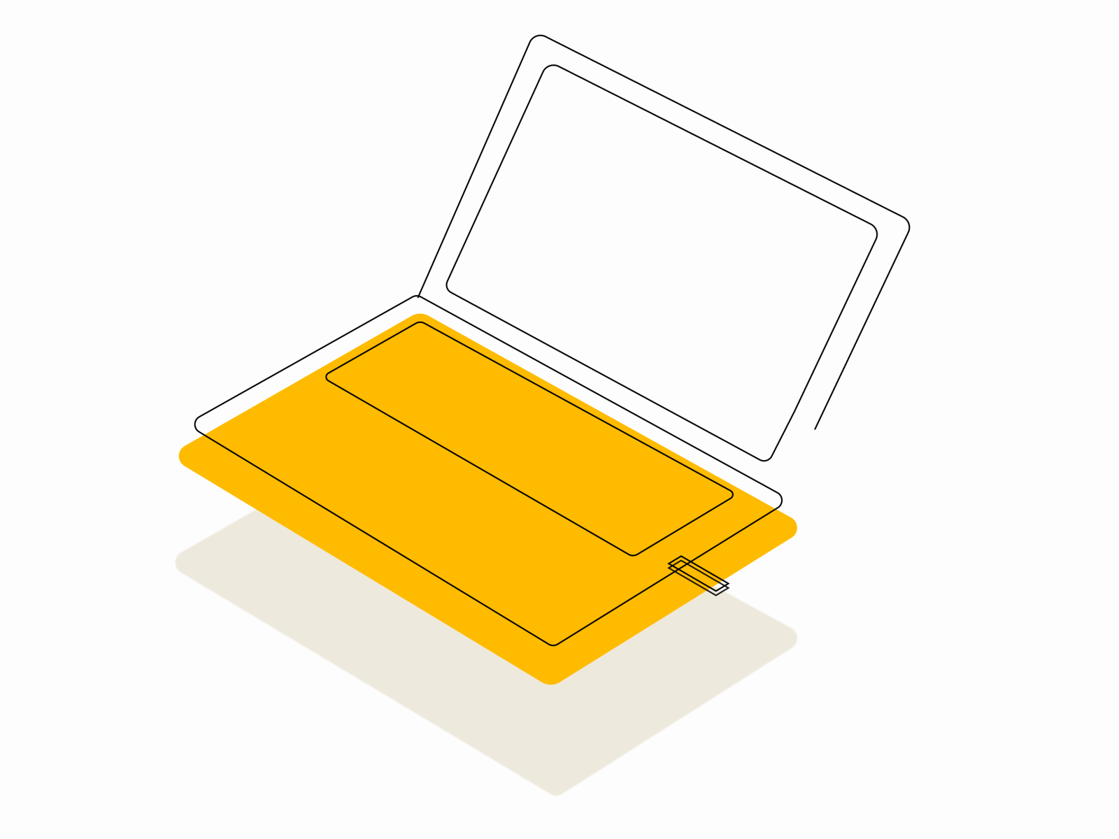 Laptop icon by Dylan Stephenson on Dribbble