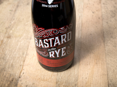 Stone Brewing - Bastard in the Rye Beer Design beer design craft beer graphicdesign label design typography