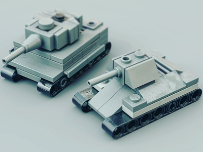 Lego micro tanks