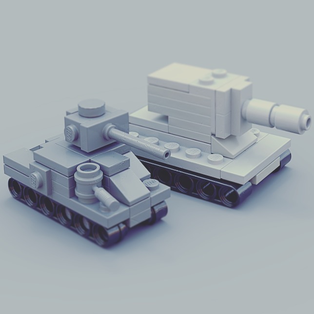 Micro Lego Tanks by heynic.com on Dribbble