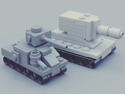 Micro Lego Tanks