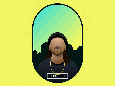 Spotify Playlist anderson dave grohl design figma figmadesign flat illustration playlist smoke spotify vector woods