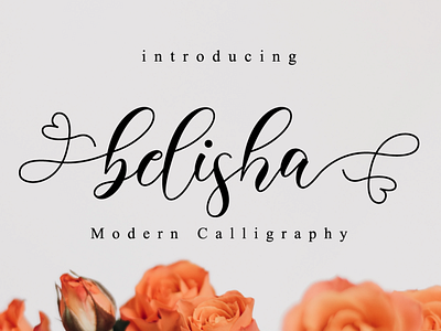 Belisha // Lovely Script Font