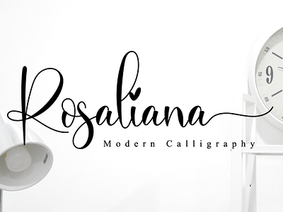 Rosaliana // Lovely Script Font
