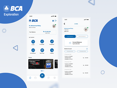 Redesign BCA Mobile Banking Exploration