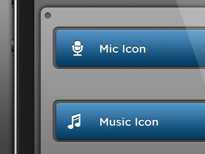 iPhone app UI WIP #1 app buttons icon icons ios iphone ui