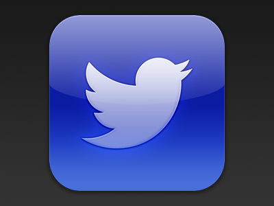 Twitter iOS icon Practice app bird icon ios iphone mobile standard twitter