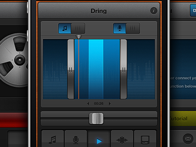 Dring for iPhone app dring ios iphone ui
