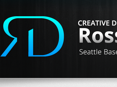 RD Portfolio Header header logo web design web ui