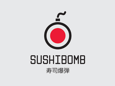 Sushibomb asia asian brand identify japan japanese logo logotype package packaging sushi tokyo