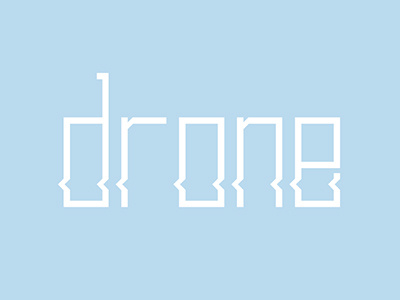 Drone Identity branding corporate font identity logo logotype typeface typo typographic