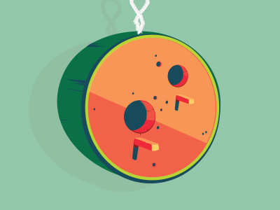 Melon Heaven icons illustration