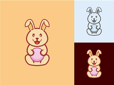 PlayRabbit Logo Design