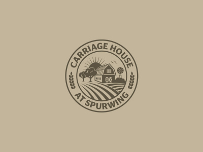 Vintage Farm House Logo Design creative design farm house graphics icon logo logos professional vector vintage vintage badge vintage logo