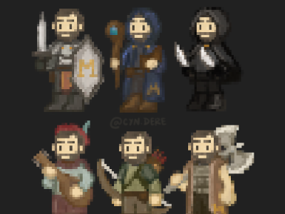 D&D Pixel Art for Twitch Client dnd dungeonsanddragons pixel pixelart