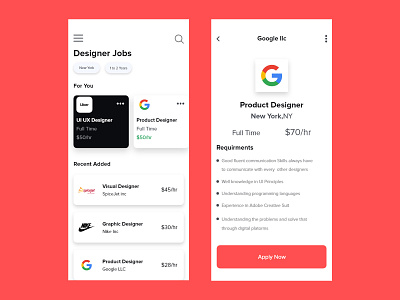 Find Job Page #uidesign app appdesign design interaction ui uidesign ux uxdesign web