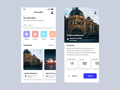 Hotel Booking App UI Design appdesign design inspiration inteaction interface uidesign uxdesign