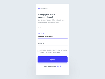 #DailyUI Signup Page dailyui signup page uichallenge