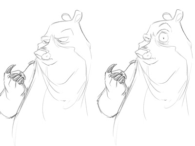 Bear Expression Dribb bear character design expression sketch