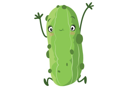 Pickle Dribb character design pickle sticker